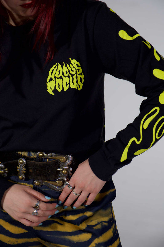 Hocus Pocus LS Tshirt (black/fluo)