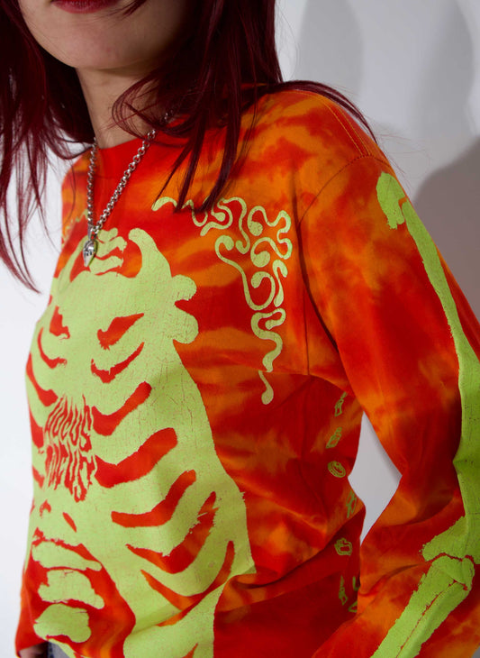 Hocus Pocus LS Tshirt (red-orange/fluo)